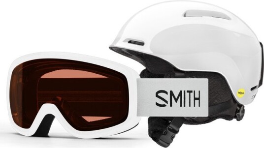 S/Mith Junior"s Glide Mips/Snowday Combo White White 2021 Youth S/Mall