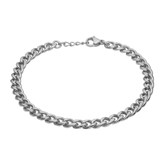 Captena Panzer 5 mm Armbånd Rustfritt Stål DU20017 - Herre - Stainless Steel