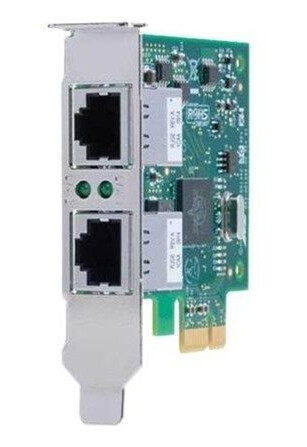 Allied Telesis AT-2911T/2 - network adapter - PCIe 2.0 - Gigabit Ethernet x 2 - TAA Compliant