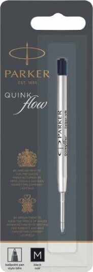 Parker Quinkflow Refill Blekk til kulepenn Svart blekk M