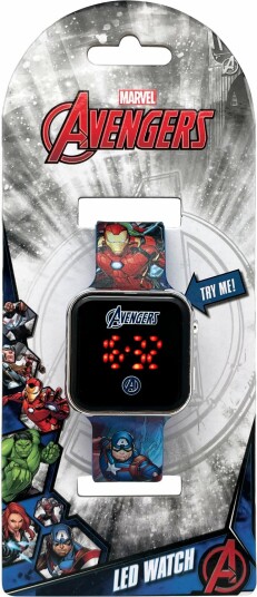 Kids Licencing Barneklokke Avengers Digital Armbåndsur Klokke Thor Iron Man