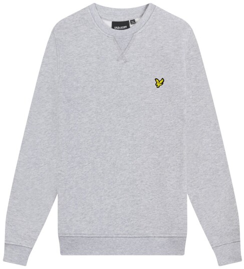 Lyle & Scott   Collegegenser Crew Neck Sweatshirt   Grå