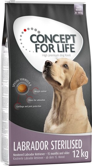 Concept For Life Tørrfôr Labrador Sterilised 12 kg