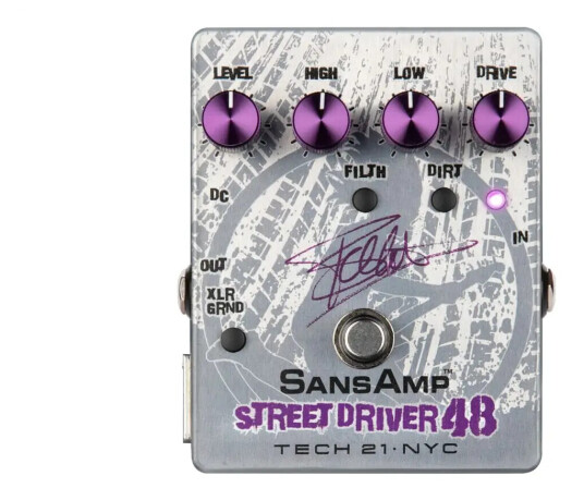 Tech 21 Tech21 Sansamp Street Driver 48 Frank Bello Signature Tech 21 Tech21 Sansamp Street Driver 48 Frank Bello Signature