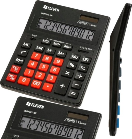 Eleven Eleven Kontorkalkulator Svart Med Rød Numerisk Tastatur Cdb1201bk Rd Eleven Eleven Kontorkalkulator Svart Med Rød Numerisk Tastatur Cdb1201bk Rd