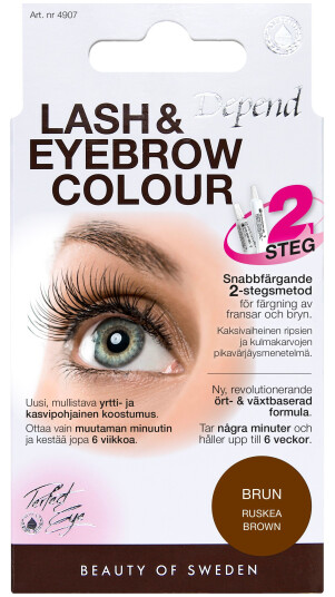 Depend Perfect Eye Lash and Eyebrow Colour Brown Dark Brown Depend Perfect Eye Lash and Eyebrow Colour Brown Dark Brown