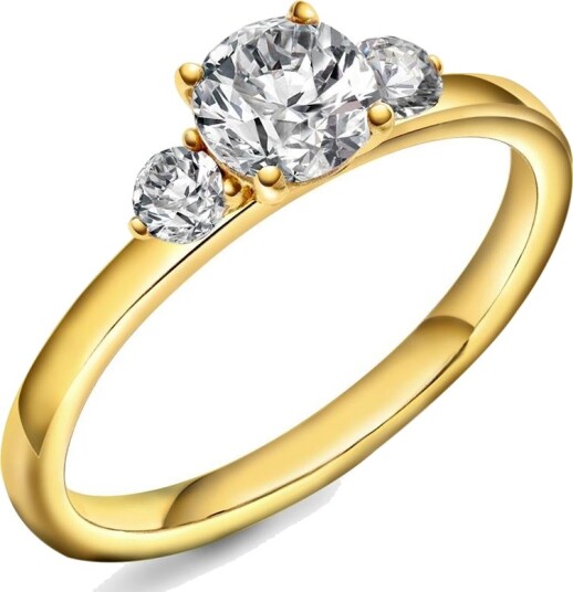 Gems By Gulldia Princess LAB diamantring i 585 gult gull 0,95 ct Gems By Gulldia Princess LAB diamantring i 585 gult gull 0,95 ct