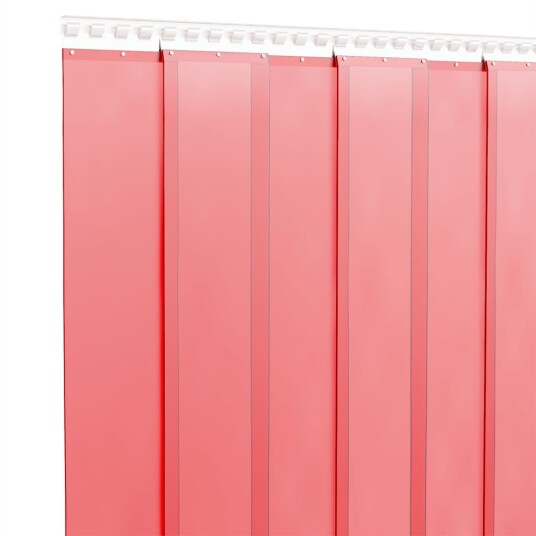 vidaXL Dørgardin rød 200 mmx1,6 mm 10 m PVC vidaXL Dørgardin rød 200 mmx1,6 mm 10 m PVC