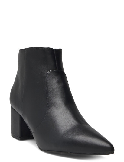 Bianco Biadevived Ankle Boot Smooth Faux Leather - Black - 39