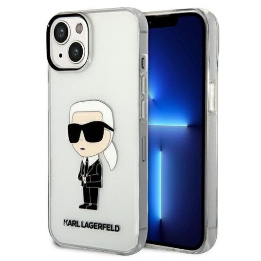 Karl Lagerfeld Iml Nft Ikonik - Iphone 14 Plus-Deksel (Klar)