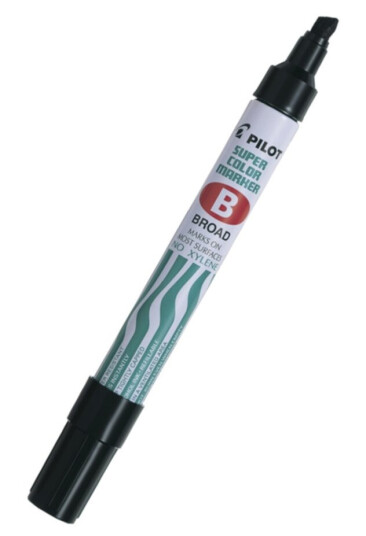 Merkepenn PILOT Super Color B svart
