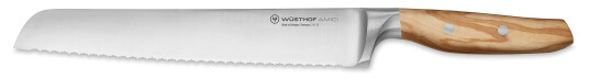 Wüsthof AMICI Brødkniv dobbelttannet, 23 cm Oliventre Wüsthof AMICI Brødkniv dobbelttannet, 23 cm Oliventre
