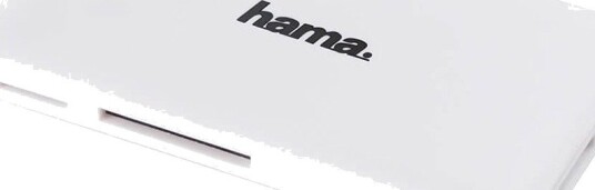 Hama USB-A minnekortleser microSD/SD/CF/MS Hvit