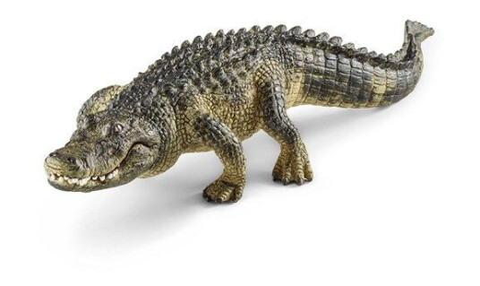 Schleich Wild Life Alligator Figur i Plast - Lekefigur for Barn fra 3 år