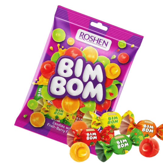 Roshen Bim Bom Fruktkarameller 1kg Roshen Bim Bom Fruktkarameller 1kg