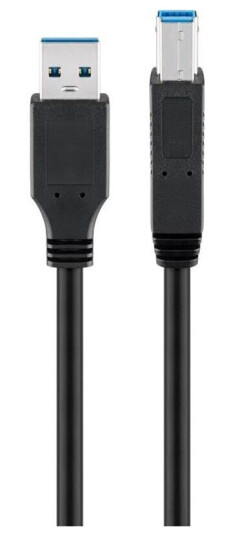 Pro USB 3.0 SuperSpeed 1.8m kabel Svart