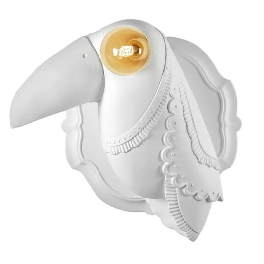 Karman Cubano Vegglampe Matt Hvit