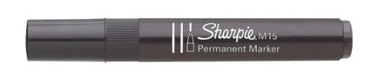 Sharpie Markeringstusj M15 med rund tupp Sort