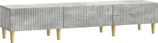 TV skap med skuff Betonggrå 147 x 34,5 x 30 cm Konstruert tre