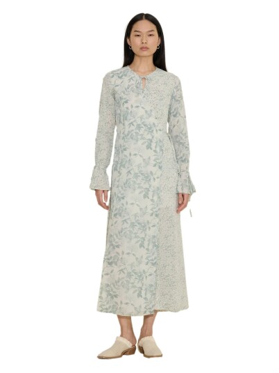 Holzweiler Valery Print Dress Kjole Grønn Mønster XXS Holzweiler Valery Print Dress Kjole Grønn Mønster XXS