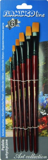 Kunstpensler, 6 Stk