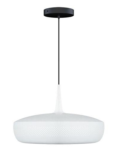 Umage Clava Dine Taklampe med Rosett Matt Hvit/ Sort Umage Clava Dine Taklampe med Rosett Matt Hvit/ Sort