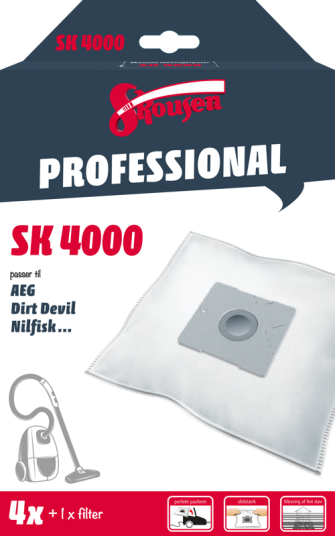 Skousen Professionel Støvsugerposer Sk4000 Skousen Professionel Støvsugerposer Sk4000