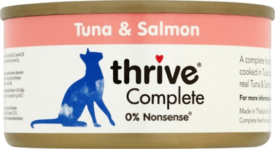Thrive Complete Tunfisk & Laks 12 X 75 G