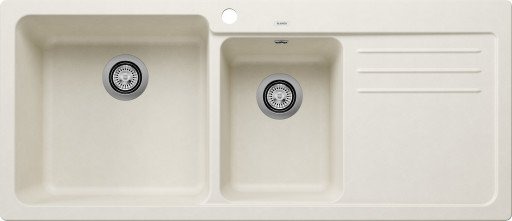 Blanco Naya 8S UX kjøkkenvask 116 x 50 cm, hvit