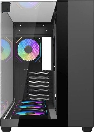 Darkflash TH285 Kabinett 4 vifter svart TH285 Black