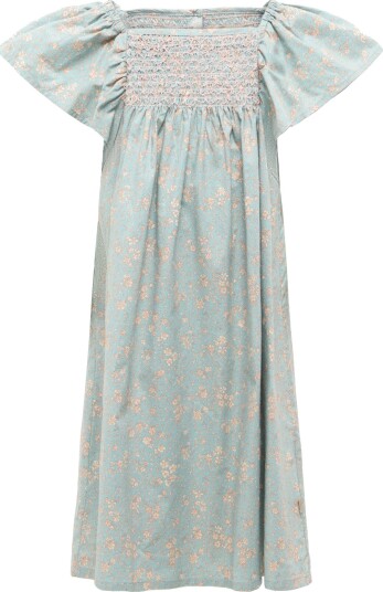 Wheat Dress S/S Elva Blue 116 Wheat Dress S/S Elva Blue 116