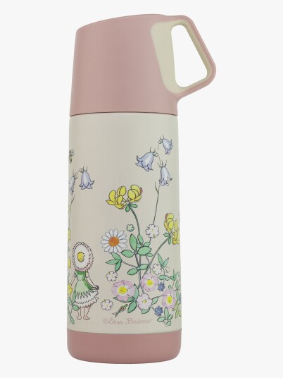 Rätt Start Elsa Beskow Blomsterfesten termos 35 cl Hvit
