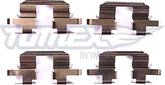Monteringssett bremseklosser TOMEX brakes TX 44 67