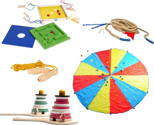 Bs Toys BS Toys Teamwork 5-i-1 Sett Bs Toys BS Toys Teamwork 5-i-1 Sett
