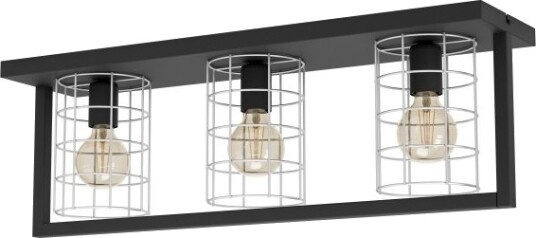Eglo Jubily Loft 3Xe27 L770 Sort/Hvit Eglo Jubily Loft 3Xe27 L770 Sort/Hvit