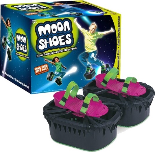 Moon Shoes Anti-Tyngdekraft Mini Trampoline Sko Svart Moon Shoes Anti-Tyngdekraft Mini Trampoline Sko Svart