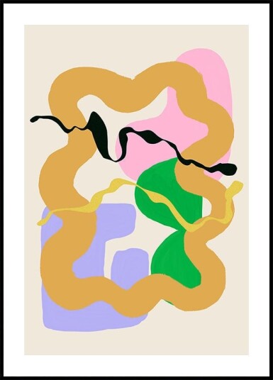 Colorful Whirl Plakat / 70x100cm