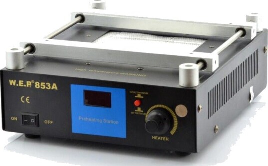 Kvartsforvarmer For Pcb, 600 w, 120 × 120 mm