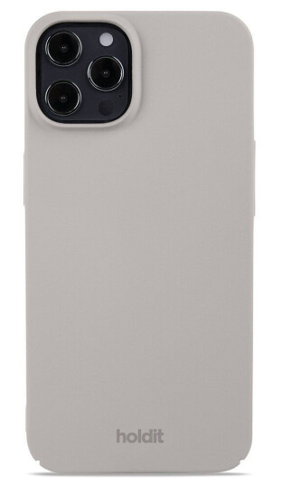 Holdit iPhone 12 / 12 Pro Slim Plast Deksel - Taupe