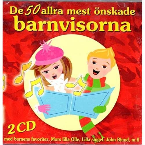 Diverse Barn De 50 Allra Mest Önskade Barnvisorna CD