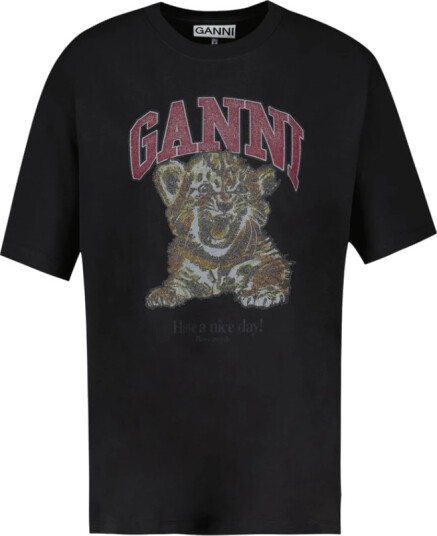 Ganni Herre Topper Svart M, Ganni Herre Topper Svart M,
