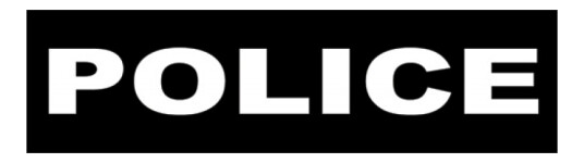 Julius K9 Police Label for Dogs - Borrelås 110x30 mm