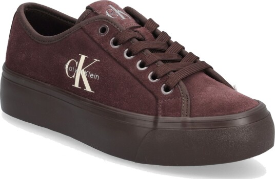 Calvin Klein Vulc Flatf Laceup Suede - Burgundy - 37 Calvin Klein Vulc Flatf Laceup Suede - Burgundy - 37