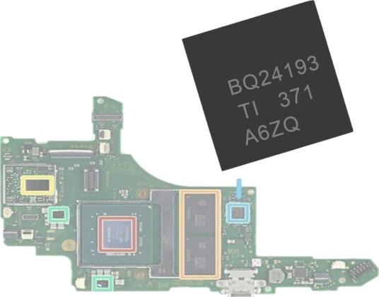 Nintendo Switch erstatningsbatterilader IC-brikke BQ24193 NT9863