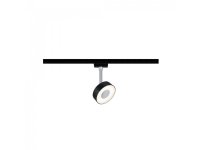 Paulmann Circle, Spotlight på skinne LED 5 W 2700 K 210 lm Sort Kromfarget