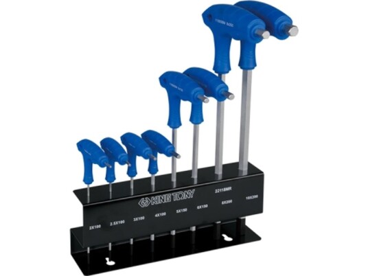 L-Unbrakonøglesæt 22118Mr 2-10Mm 8Dele L-Unbrakonøglesæt 22118Mr 2-10Mm 8Dele
