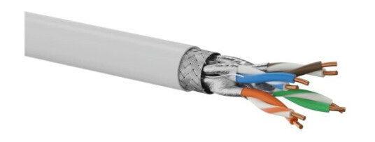 Alantec Kis7alsoh500b 500 M Cat7a S/Ftp (S-Stp) Lysegrå