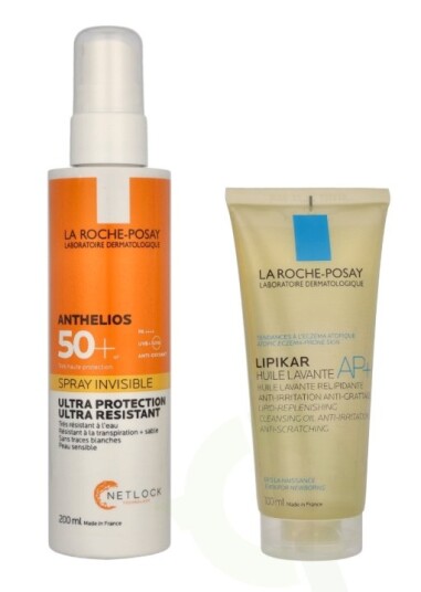 La Roche LRP Anthelios + Lipikar Duo Set 300 ml Invisible Spray 200ml/Lipikar AP+ Oil 100ml La Roche LRP Anthelios + Lipikar Duo Set 300 ml Invisible Spray 200ml/Lipikar AP+ Oil 100ml