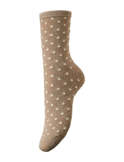 PIECES Pcsebby Glitter Long 1 Pack Patteren Cp |Beige |One Size