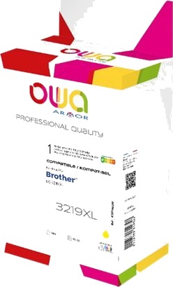 OWA Brother LC3219XLY gul kompatibel blekkpatron 18 ml K20783OW